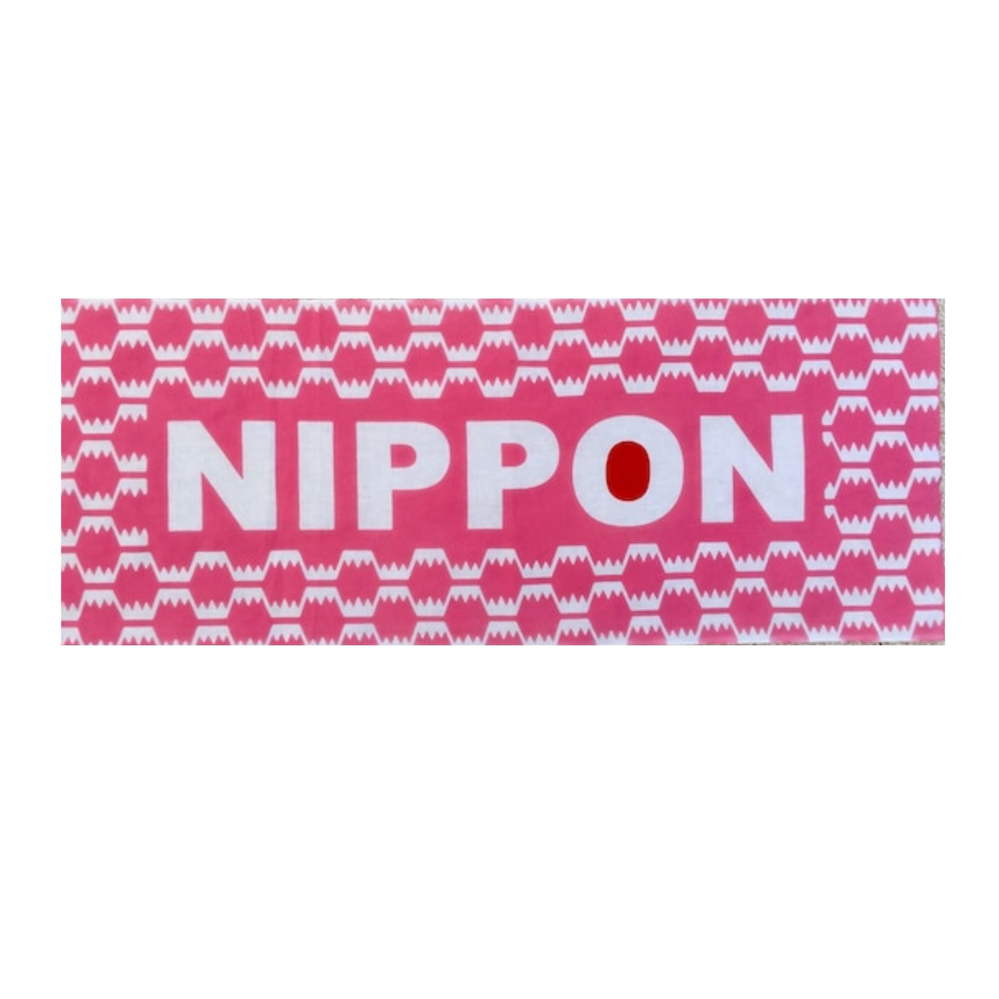 喜多屋商店 浜松注染 NIPPON 手ぬぐい 喜多屋商店 ピンク 